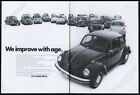 1972 VW Super Beetle bug voitures depuis 1949 photo Volkswagen vintage imprimé annonce