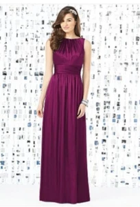 Dessy 8145....Full length/ Sleeveless, Special Occasion Dress...Merlot...Size 6 - Picture 1 of 4