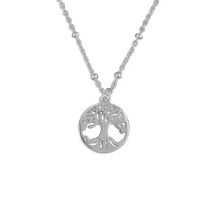 925 Argent Sterling Beau Arbre de Vie Bracelet de Cheville Solde - Imagen 1 de 1