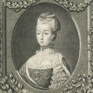 Portrait de Marie Joséphine de Savoie - Gravure originale XVIIIe - Picture 1 of 3