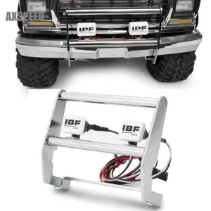 Metal Front Bumper LED Light Parts for 1/10 Traxxas TRX-4 RC Crawler Car - Bild 1 von 11