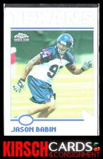 Jason Babin 2004 Topps Chrome #207 Refractors Houston Texans