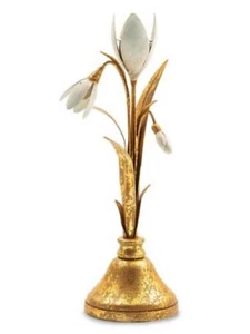 Candelabro Mackenzie Childs Snowdrop - Alto-retirado- Metal - Imagen 1 de 4