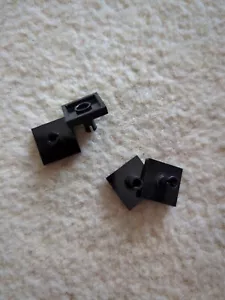 LEGO 2460 Tile 2 x 2 with Pin. Black. 2 Pieces For Sale In One Lot. - Picture 1 of 4