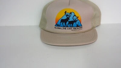 Alaska, The Last Frontier Gorra Correa Ajustable Sombrero Trasero Foto 1 de 4