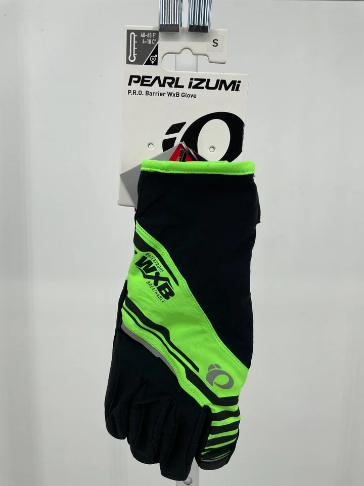 Перчатка мужская Pearl Izumi PRO Barrier WxB S черная водонепроницаемая G-Grip Palm 14341509 - Изображение 1 из 4