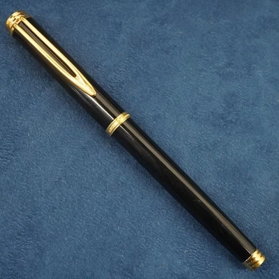 Pluma Estilográfica Waterman Gentleman Laca Negra con 18k EF Plumín - Envío Gratis EE. UU. Foto 1 de 4