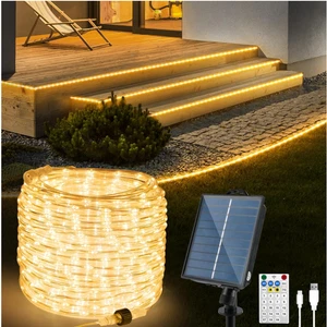 Solarbetriebenes LED-Lichtschlauch | Fernbedienung | 15M 600LEDs - Bild 1 von 9