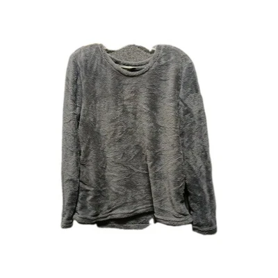 Nuevo con etiquetas Camisa de vellón Just Love para mujer talla grande negra manga larga cuello redondo  Foto 1 de 4