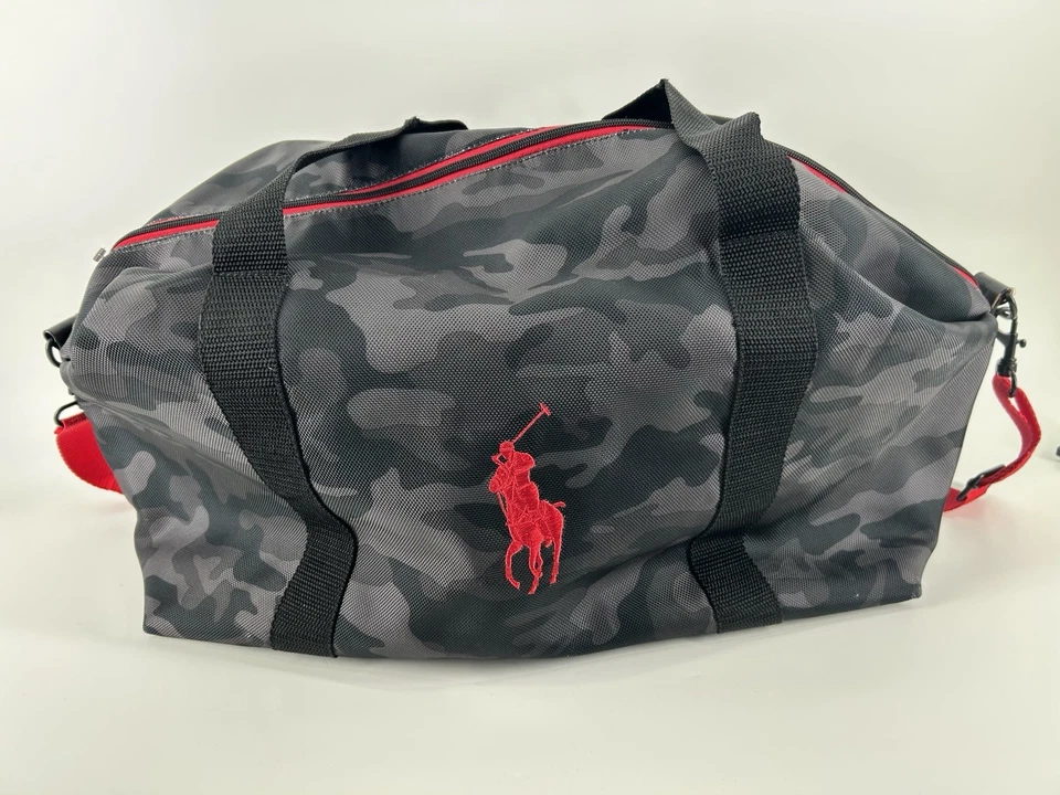 Bolso de Lona Ralph Lauren Polo Camuflado GWP Viaje Gimnasio Bolso Raro Defecto Foto 1 de 4