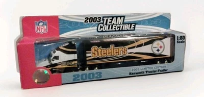 Remolque semirremolque Kenworth 1/80 Pittsburgh Steelers 2003 raro nuevo en caja Foto 1 de 4