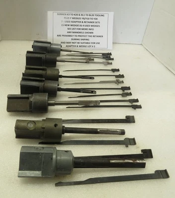 ADAPTADOR SUNNEN K3 A K20, RETENEDOR Y CUÑA Y SURTIDO - LOTE #2 - VER FOTOS Foto 1 de 4