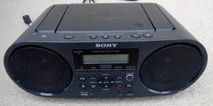 SONY ZS-RS60BT CD BLUETOOTH AM/FM USB AUX GHETTOBLASTER STEREO GEBRAUCHT GETESTET FUNKTIONIERT - Bild 1 von 5