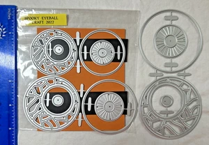 KS Craft Spooky Eyeball Stanzen Set-12 Stck-Halloween-Karten-Basteln-Neu-Auge-Gruselig-Groß - Bild 1 von 6