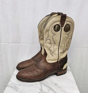 Stivali da cowboy Boulet 9 D Buckaroo uomo - Foto 1 di 20