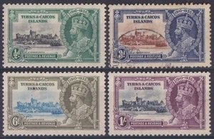 F-EX60158 TURKS & CAICOS IS 1935 NO GUM - USED GEORGE V SILVER JUBILEE. - Picture 1 of 2