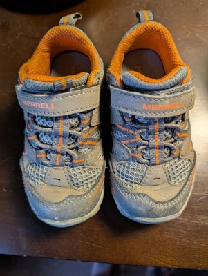 Merrell Toddler Trail Chaser Hiking Shoes Size 7.5M Wide Brown/Orange - Image 1 of 3
