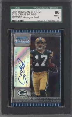 2005 Bowman Chrome Craig Bragg #256 SGC 9 MINT Rookie Auto RC - Image 1 of 2