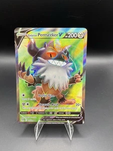 Galarian Perrserker V (Full Art) 183/196 SWSH11: Lost Origin Holo - Bild 1 von 2