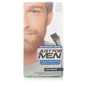 Just For Men M-25 Moustache & Beard Light Brown Hair Color Easy Application - Picture 1 of 1