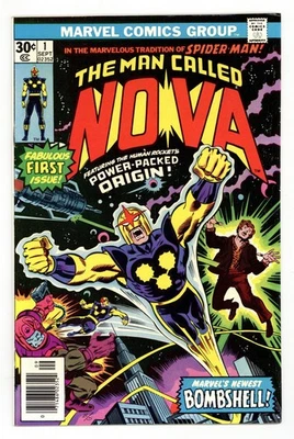 Nova #1 FN/VF 7.0 1976 1ª aplicación. Nova Foto 1 de 2