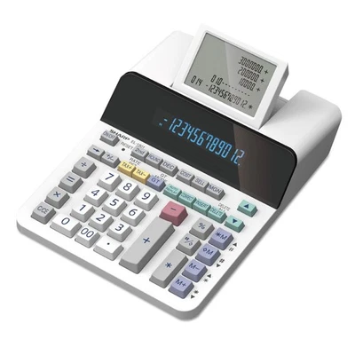 EL-1901 Paperless Printing Calculator with Check and Correct, 12-Digit LCD - Image 1 of 4
