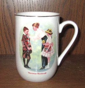 Rockwell normal vintage. Taza Café Museo 4.24" Primer Día de Escuela Copa 1986 - Imagen 1 de 6