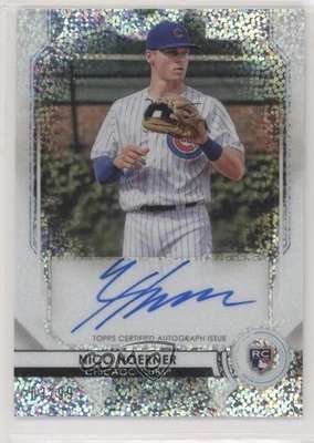 2020 Bowman Sterling Rookie Speckle Refractor /99 Nico Hoerner #BSRA-NH Auto RC - Image 1 of 2