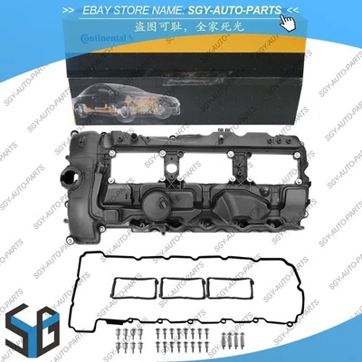 Cubierta de válvula de motor OEM con junta para BMW X3 335i X6 X5 535i xDrive 3.0 2011-2014 Foto 1 de 4