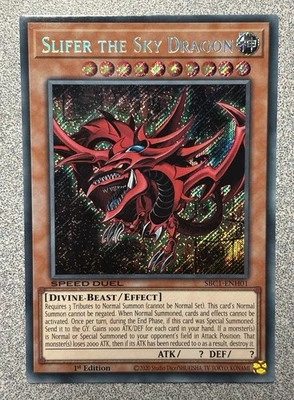 Slifer the Sky Dragon SBC1-ENH01 Speed Duel Secret Rare 1st Edition NM - Image 1 of 2