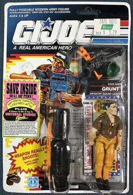NUEVO Vintage 1990 G.I. Joe ARAH Grunt V3 Sellado Completo Cobra Hasbro Sin usar, en caja Nuevo de Lote Antiguo Foto 1 de 4