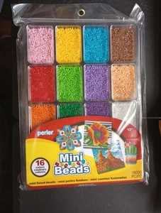 Colori Mini Perline 16000 Pezzi Vassoio Grande Estivo - Foto 1 di 4