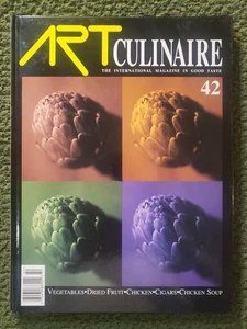 Art Culinaire 42 Fall 1996 Vegetables Dried Fruit Chicken Cigars Chicken Soup - Picture 1 of 4