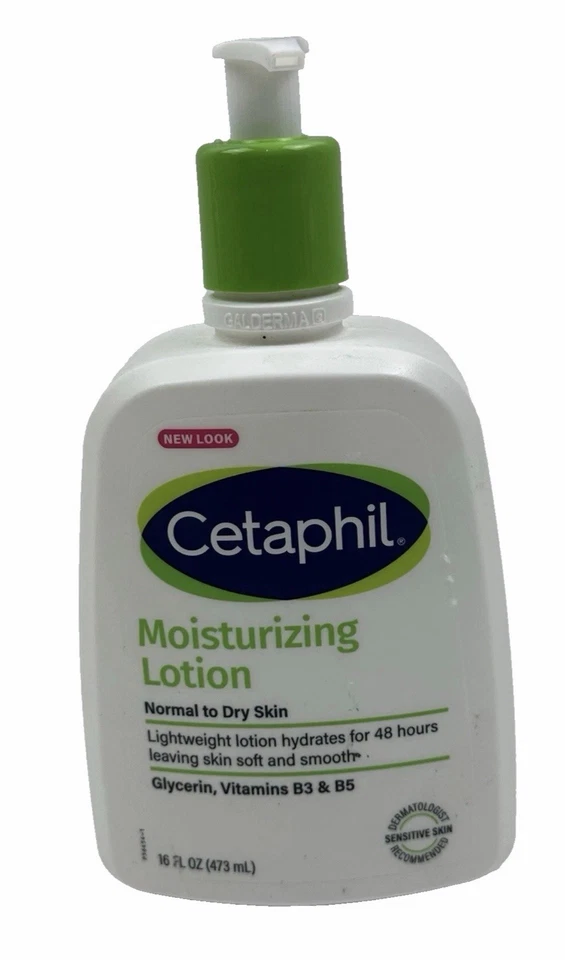 Loção Hidratante Cetaphil para Pele Normal a Seca, Sem Fragrância, 16 fl oz - Imagem 1 de 1
