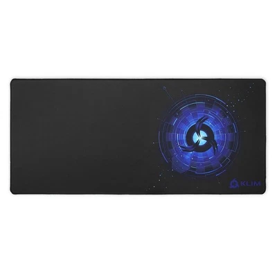 KLIM Mousepad XL Soft Gaming Mouse Pad 900x400x4mm black, blue - Immagine 1 di 4