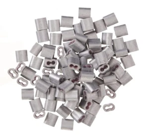 American FarmWorks HTCS23100-AFW 2-3 Gritted Crimping Sleeves, 100-Pack - Picture 1 of 2