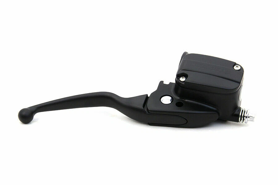 Conjunto de cilindro maestro de freno delantero negro para Harley Davidson de V-Twin Foto 1 de 2