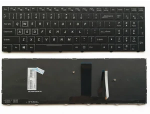 Neu für Gigabyte Sabre 15 Sabre 17 Laptop US bunt hintergrundbeleuchtete Tastatur schwarz - Bild 1 von 1