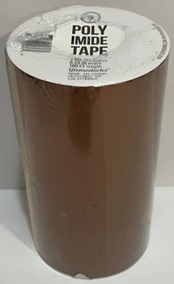 Gizmo Dorks Kapton Tape for 3D Printers 6.25" x 100' - Gold - Image 1 of 2