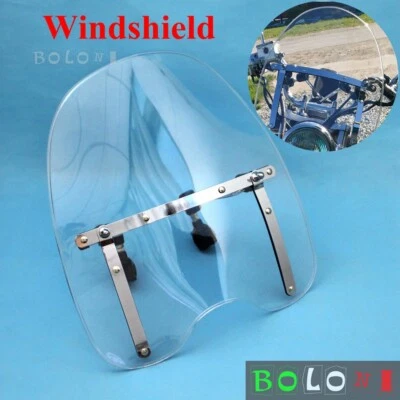 For Honda Shadow Spirit 1100 ACE 750 1969-2017 Cruiser Windshield Wind Deflector - Image 1 of 4