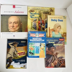 Lot of 6 Colonial Revolution American US History Children Classroom Homeschool - Picture 1 of 14