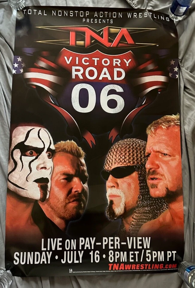 Póster PPV Victory Road 2006 de TNA Wrestling * Original, con licencia * STING Foto 1 de 1