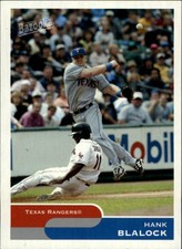 2004 (RANGERS) Bazooka Minis #177A Hank Blalock Grey Jsy