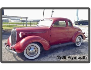 1938 Plymouth Auto Car Refrigerator / Tool Box Magnet  - Picture 1 of 1