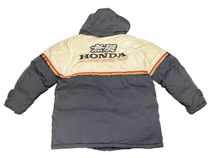 Mugen Honda Collection Grand Prix Racing Team Down Feather Hoodie Jacket Size M - Picture 1 of 24