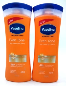 2-PACK Vaseline 48 Hour Even Tone SPF 10 Lotion w/ Vit.B3 - 13.5oz ea 11/25 NEW - Picture 1 of 2