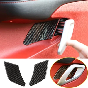 Carbon Fiber Interior Door Handle Bowl Panel Trim For Dodge Challenger 2015-2023 - Bild 1 von 10