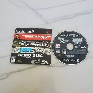007 From Russia with Love/Need for Speed/SSX PlayStation 2 PS2 Demo - Picture 1 of 2