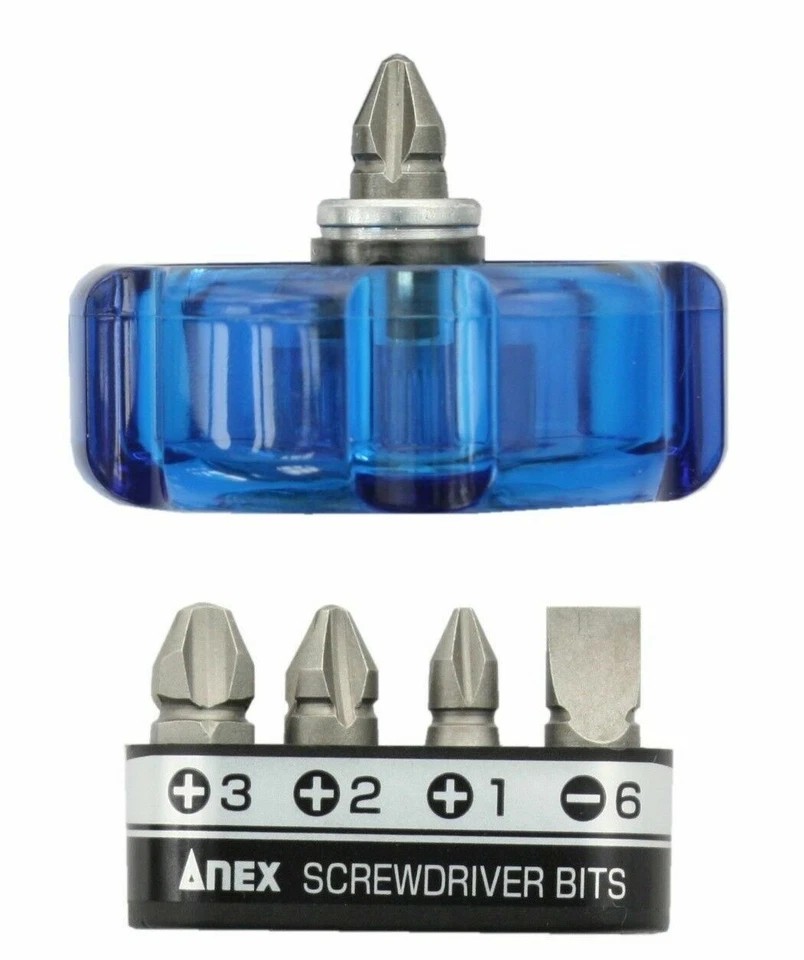 ANEX / SUPER SHORT STUBBY DRIVER WITH BIT SET / 62 / MADE IN JAPAN - Image 1 of 1