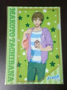 ¡Gratis! Carpeta de archivo transparente Iwatobi club de natación Makoto Tachibana A4 promoción Lawson - Imagen 1 de 2